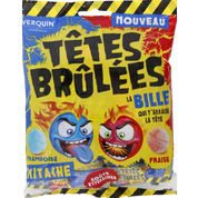 Bonbons Têtes Brûlées La Bille Kitache framboise fraise