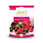 Billes de chocolat noir framboise et cranberry