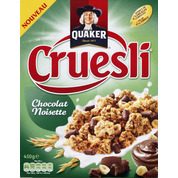 Cruesli chocolat noisettes