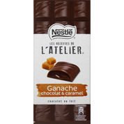 Chocolat au lait ganache caramel