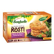 Légumes facon rösti, julienne de légumes, pomme de terre, àl’emm ental