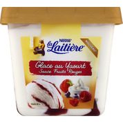 Glace au yaourt et fruits rouges