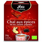 Infusion Chaï aux épices thé noir, cannelle, gingembre