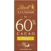 Chocolat noir 60% de cacao, extra fin traditionnel, à patisser
