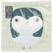 20 serviette, motif chouette, 33x33cm
