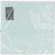 20 serviettes, motif losanges, 33x33cm