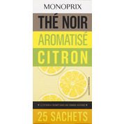 Thé noir aromatisé citron