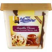 Glace à la vanille et noix de pécan