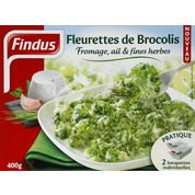 Fleurettes de brocolis fromage, ail & fines herbes