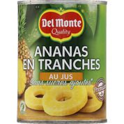 Tranches d’ananas au jus