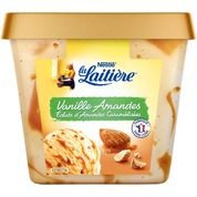 Crème glacée vanille amandes