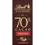 Chocolat noir à 70% de cacao, extra fin traditionnel, à patisser