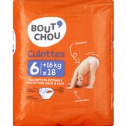 Couches culottes taille 6 : +16 kg
