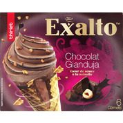 Cornets Exalto chocolat Gianduja