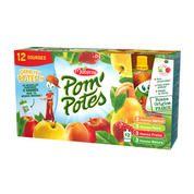 Pom’potes multivarietes (3 pomme fraise + 3 pomme abricot + 3 pomme nature + 3 pomme poire)