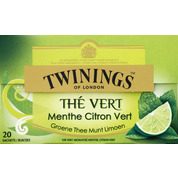 Thé vert menthe citron