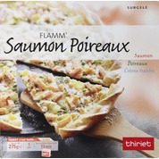 Flamm’saumon poireau crème fraîche