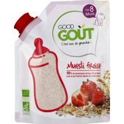 Muesli fraise bio, dès 8 mois