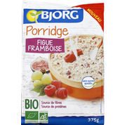 Porridge figue framboise bio