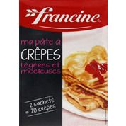 Préparation pour crêpes, ma pâte à crêpes légères et moelleuses