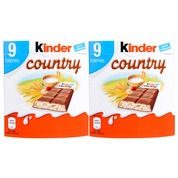 Kinder country t9 x2 etui de 18 pieces