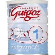 Lait pour nourrissons en poudre de la naissance jusqu’à 6 mois