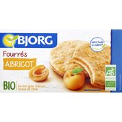 Biscuits fourrés abricot bio