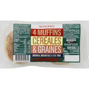 Muffins céréales et graines