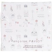 20 serviette, motif Paris, 25x25cm
