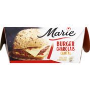 Burger charolais cantal aop et sauce moutarde a l’ancienne marie