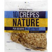 Crêpes nature pur beurre au lait frais