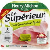 Jambon le superieur sans couenne, sans conservateur ajouté