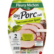 Roti de porc supérieur, sans conservateur ajouté