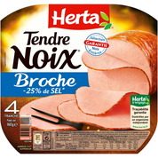 Tendre noix broche -sel