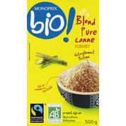 Sucre en poudre blond pure canne bio – issu du commerce equitable