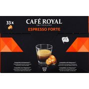 Capsules compatibles nespresso café royal espresso forte
