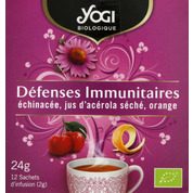 Infusion échinacée, jus d’acérola séché, orange