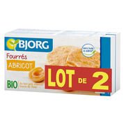 Lot de 2 fourre abricot bjorg