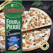 Pizza Creazione saumon courgettes grillées duo d’oignons