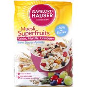 Muesli superfruits sans sucres ajoutés