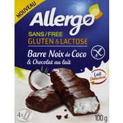 Barre noix de coco & chocolat au lait