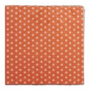 20 serviettes, motif pois, 33x33cm