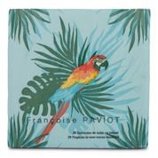 20 serviettes, motif perroquet, 40x40cm