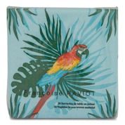 20 serviettes, motif perroquet, 25x25cm
