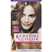 Coloration blond foncé doré 7.65 – Kératine Color