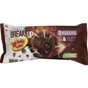 Muffins Break Up tout choco & maxi pépites chocolat lait