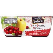 Spécialité de pommes- Cranberries sans sucres ajoutés