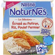 Naturnes selection potiron riz poulet