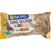 Pain 3 graines – Sans gluten et bio