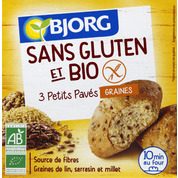 Petits pavés graines – Sans gluten et bio